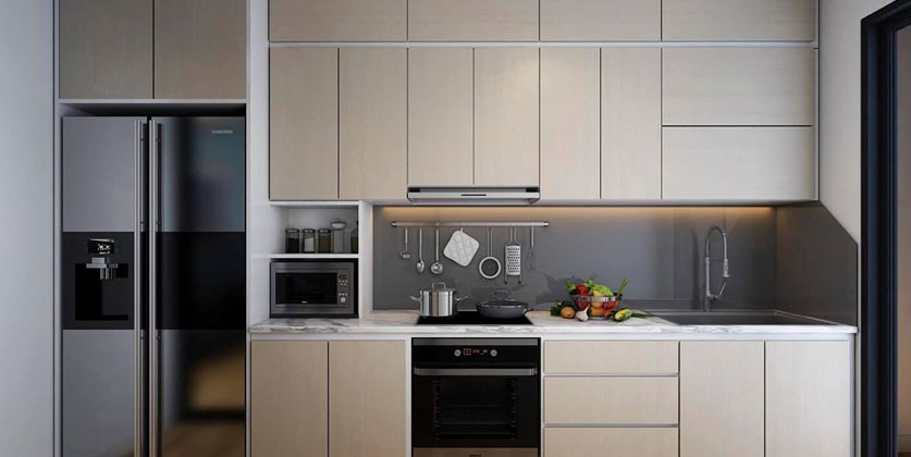 Straight Kitchen